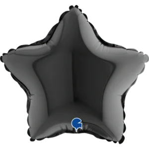 09204k-star-09inc-black-b_Grabo 9 inch Black Star Mini Foil Balloon (Air-Filled)