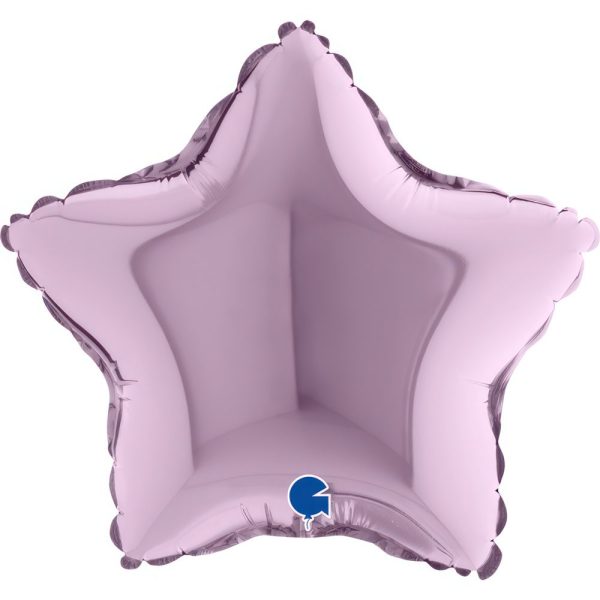Grabo 9 inch Lilac Star Mini Foil Balloon (Air-Filled)_09213l-star-09inc-lilac-b