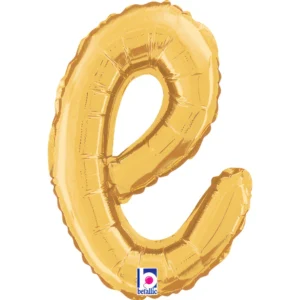 Grabo 14 inch Letter e Script Gold Foil Balloon_34705g-letter-e-script-gold-b.webp