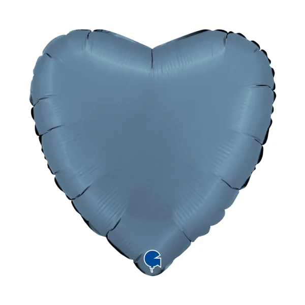 Buy Grabo 18 inch Satin Blue Jeans Heart Foil Balloon | Balloons4u
