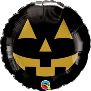 Qualatex 9 inch Black & Gold Jack Face Mini Foil Balloon (Air Filled)_89741-jack-face-air-fill-balloonjpg.image.550x550.webp