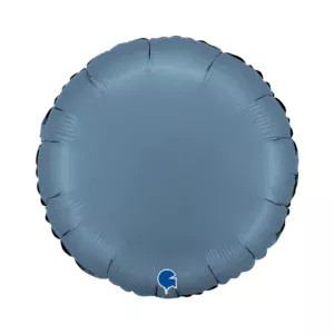 Grabo 18 inch Matte Lime Green Black Foil Balloon_181000sbj-round-18inc-satin-blue-jeans-b.webp