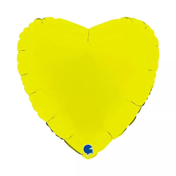 Buy Grabo 18 inch Matte Lime Green Heart Foil Balloon | Balloons4u