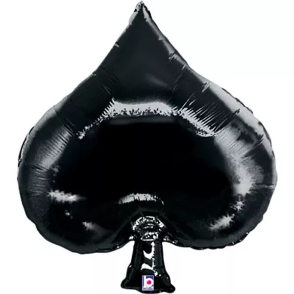 Grabo 35 inch Black Casino Spade Foil Balloon_85264p-casino-spade-500__57969