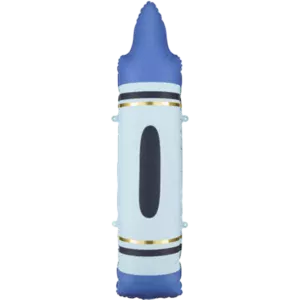 Party Deco 42 inch Blue Crayon Foil Balloon_FB239-001-500__52576.webp