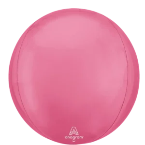 Anagram 16 inch Vibrant Pink Orbz Foil Balloon.webp