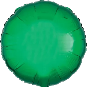 Anagram 18 inch Metallic Green Circle Foil Balloon.webp