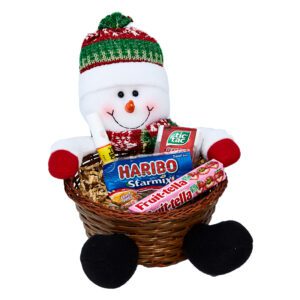Snowman Plush Hamper Set X 553 PH