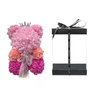 30-x-21-cm-pink-and-orange-rose-foam-teddy-bear-with-box-66f40277992ad.webp