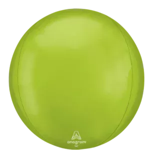 Anagram 16 inch Vibrant Green Orbz Foil Balloon.webp