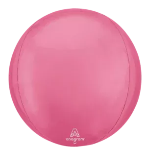 Anagram 16 inch Vibrant Pink Orbz Foil Balloon.webp
