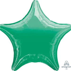 Anagram 18 inch Metallic Green Star Foil Balloon.webp