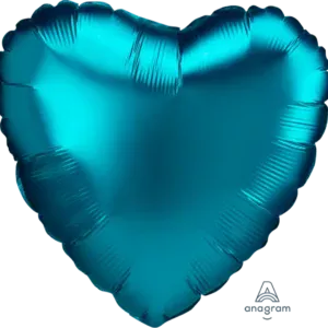 Anagram-18-inch-Satin-Luxe-Aqua-Heart-Foil-Balloon.webp