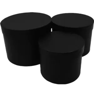 tulip set of 3 hat boxes black 66d5ada70924a