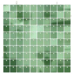 oaktree metallic green sage sequin panels