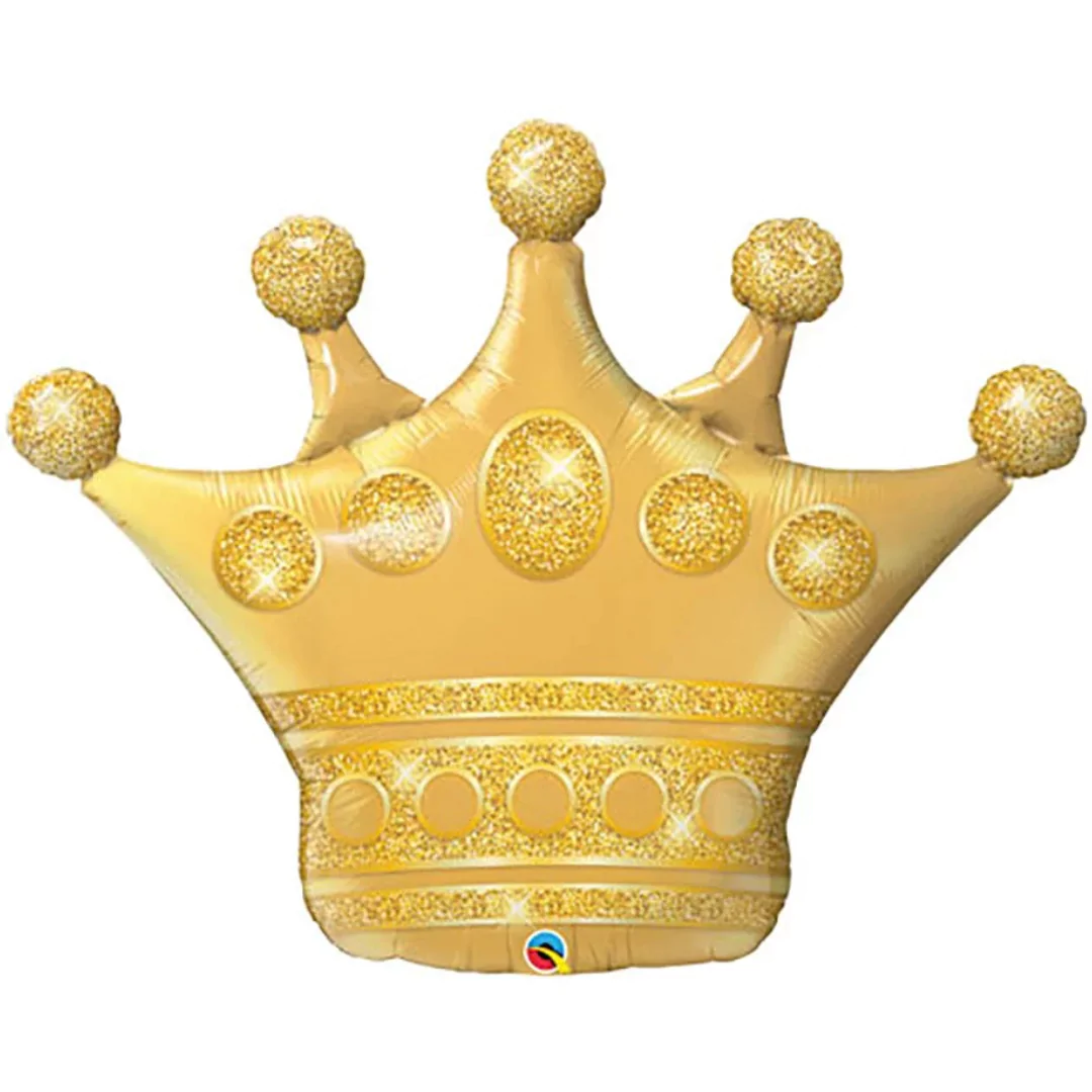 qualatex 41 inch golden crown foil balloon 6712674cad2fb