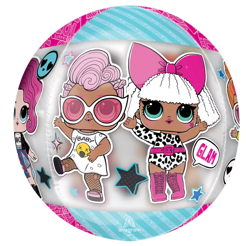 anagram 16 inch lol surprise glam orbz foil balloon 4 672e49c81a202