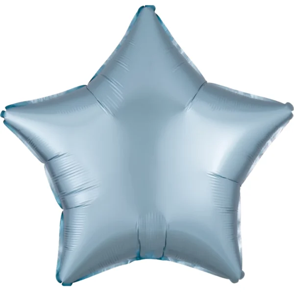Buy Anagram 18 inch Satin Luxe Pastel Blue Star Foil Balloon | Balloons4u