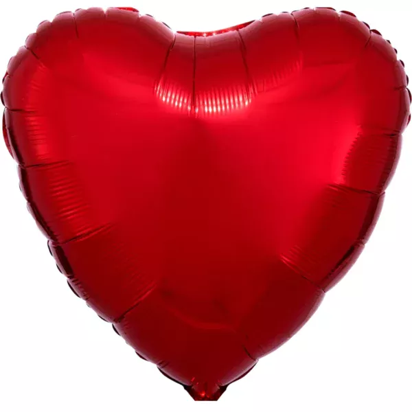 Buy Anagram 18 inch Metallic Red Heart Foil Balloon | Balloons4u