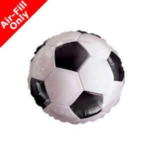 Anagram 9 inch White Black Championship Football Mini Foil Balloon