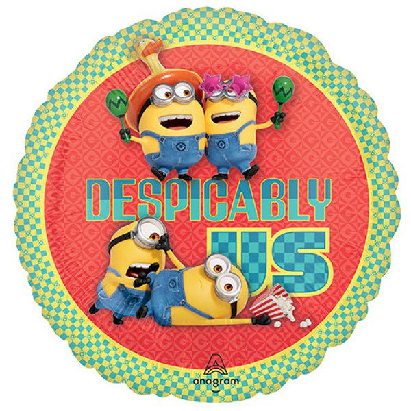 Anagram 18 inch Despicable Me Minions Party Foil Balloon