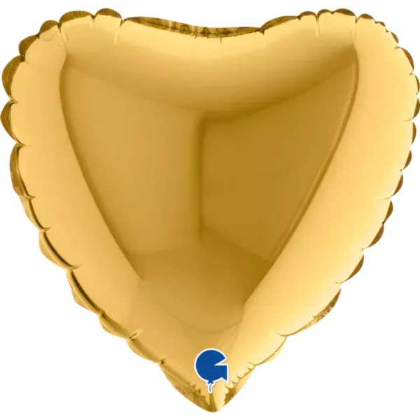 Buy Grabo 9 inch Gold Heart Mini Foil Balloon (Air-Filled) | Balloons4u