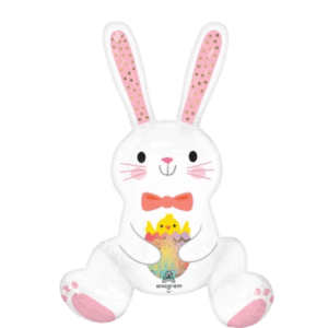 Anagram 23 inch Bunny Love Sitting Foil Balloon
