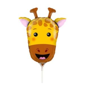G72072_Grabo 14 inch Giraffe Head Mini Foil Balloon