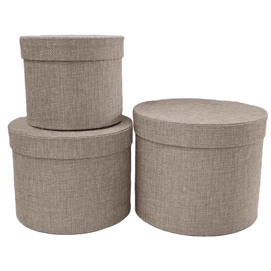textured hat box