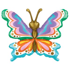 PF-0176-13-50-2_Prima-13-inch-Groovy-Butterfly-Foil-Balloons-2