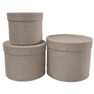 textured hat box