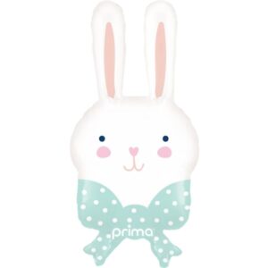 PF-0145-12-50-2_Prima-12-inch-Sweet-Bunny-Head-Foil-Balloon-2-Air-Filled-Only