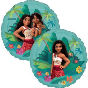 Anagram 18 inch Moana Big Sis, Little Sis Foil Balloon