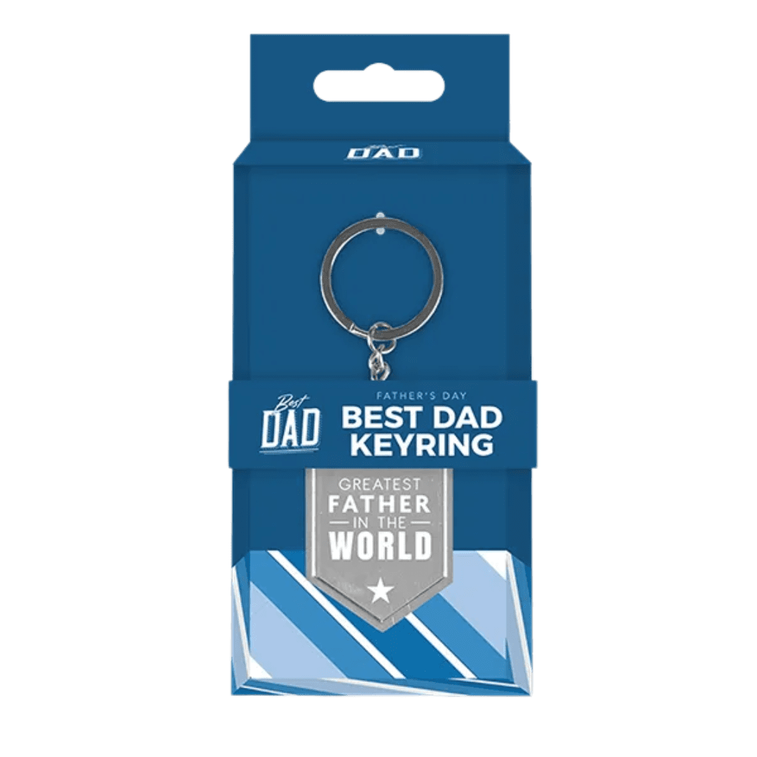 Dad Key Rings Metal Buy Worlds Best Dad Metal Keyring | Balloons4u