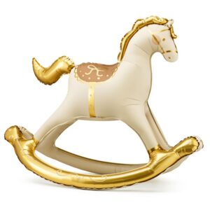 FB283_Party Deco 41 inch Rocking Horse Foil Balloon