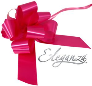 Eleganza Poly Pull Bows 50mm x 20pcs Deep Cerise No.30