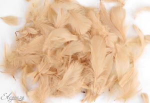 Eleganza Feathers Mixed sizes 3"-5" 50g bag Blush No.80