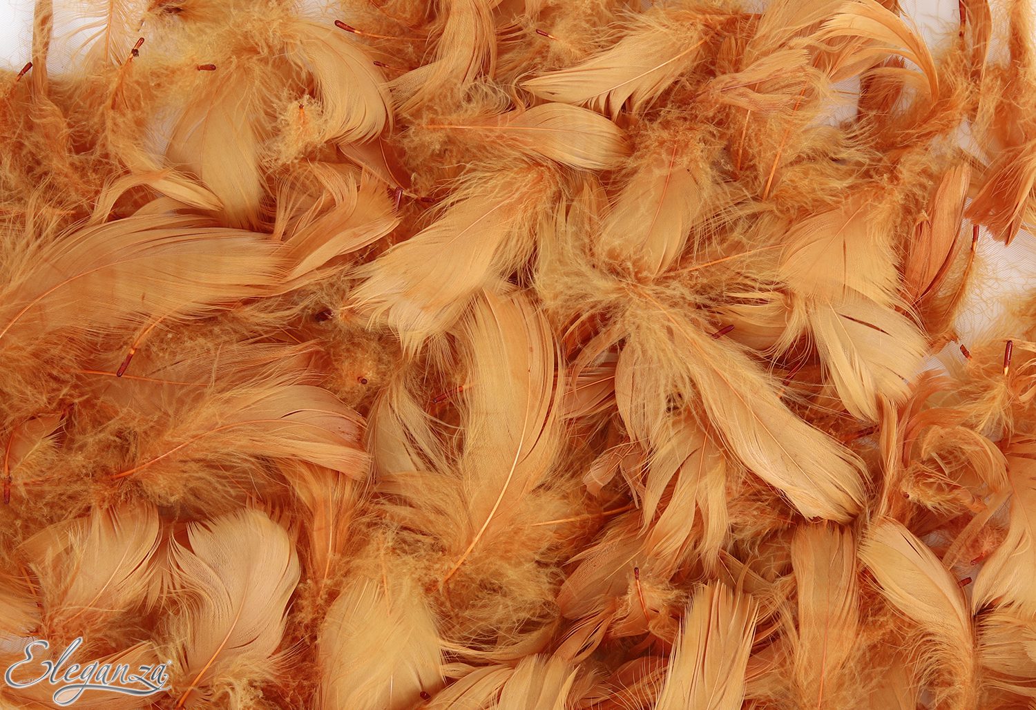 Eleganza Feathers Mixed sizes 3"-5" 50g bag Copper No.23
