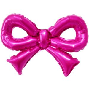 fuchsia twisted bow