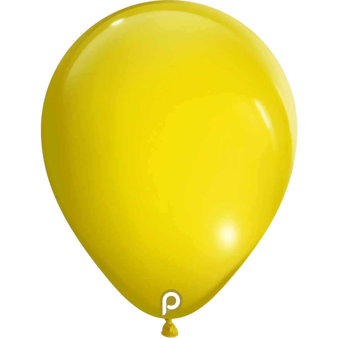 P:rima Yellow Latex Balloons