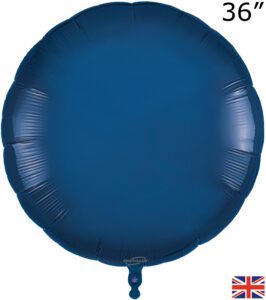 Oaktree 36 inch Navy Blue Round Packed Foil Balloon