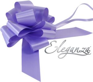 Eleganza Poly Pull Bows 50mm x 20pcs Lavender No.45