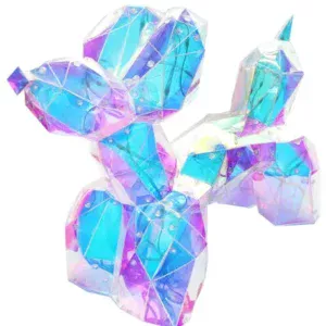 44x35cm Light Up LED Balloon Dog