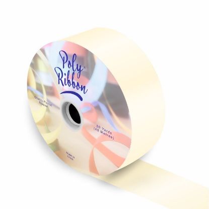 IVORY 50mm x 100yd Florist Ribbon