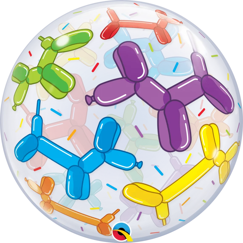 Qualatex 22 inch Balloon Dogs Deco Bubble - Image 2