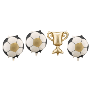Party Deco 13 inch Football & Trophy Garland Foil Balloons (4)