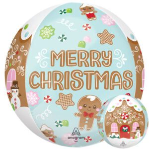 Anagram 16 inch Orbz Baking Spirits Bright Christmas Foil Balloon