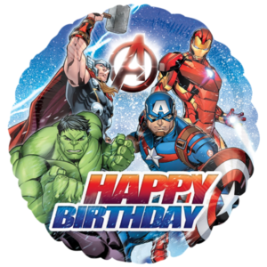 Anagram 18 inch Avengers Assemble Happy Birthday Foil Balloon