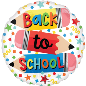 Anagram 18 inch Back to School Pencils Foil Balloon