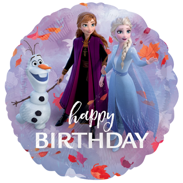 Anagram 18 inch Frozen Happy Birthday Foil Balloon